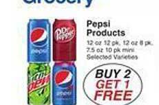 Price Chopper Pepsi products offer
