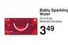 Price Chopper Bubly sparkling water offer
