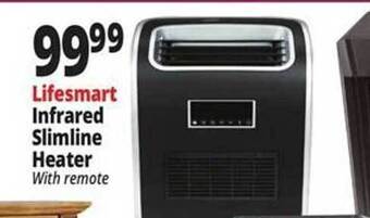Ocean State Job Lot Lifesmart infrared slimline heater offer