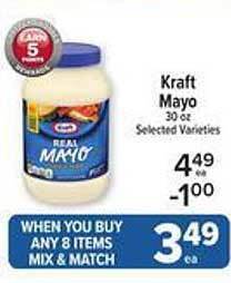 Price Chopper Kraft mayo offer