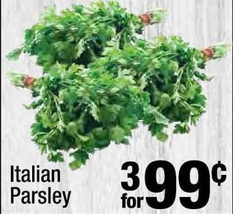 Super King Markets Italian parsley offer