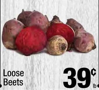 Super King Markets Loose beets offer