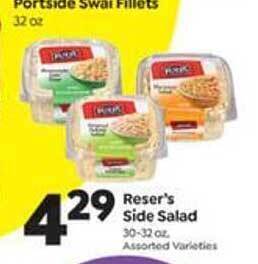 Save a Lot Reser's side salad offer