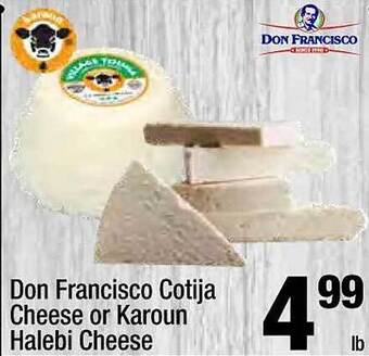 Super King Markets Don francisco cotija cheese or karoun halebi cheese offer