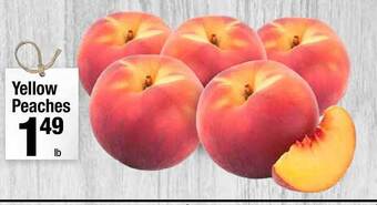 Super King Markets Yellow peaches offer