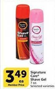Vons Signature care shave gel offer