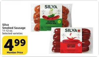 Vons Silva smoked sausage offer