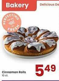 Albertsons Cinnamon rolls offer