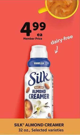 Vons Silk almond creamer offer