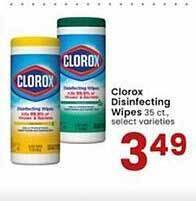 Albertsons Clorox disinfecting wipes offer