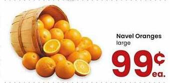 Albertsons Navel oranges offer