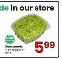 Albertsons Guacamole offer