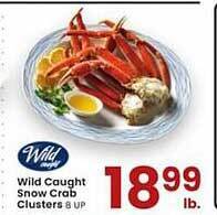 Albertsons Wild caught snow crab clusters offer