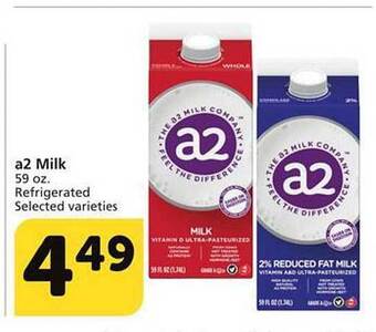 Albertsons A2 milk offer