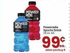 Albertsons Powerade sports drink offer