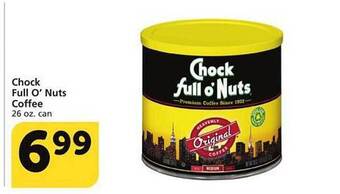 Albertsons Chock full o'nuts coffee offer