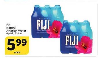Albertsons Fiji natural artesian water offer