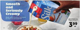 Albertsons Silk almond milk offer