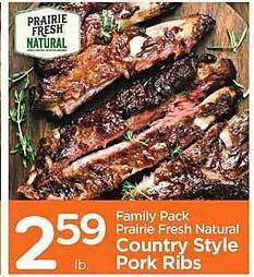 Edwards Food Giant Country style pork ribs offer