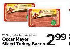 Edwards Food Giant Oscar mayer sliced turkey bacon offer