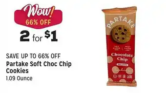 Grocery Outlet Partake soft choc chip cookies offer