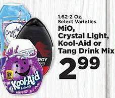 IGA Mio, crystal light, kool-aid or tang drink mix offer