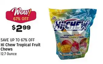 Grocery Outlet Hi chew tropical fruit chews offer