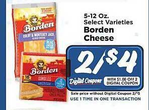 IGA Borden cheese offer