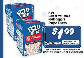 IGA Kellogg's pop-tarts offer