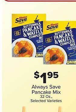 IGA Always save pancake mix offer