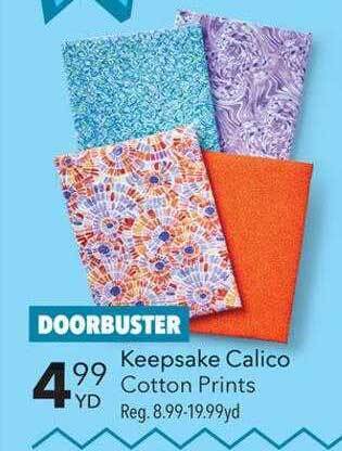 JOANN Keepsake calico cotton prints offer