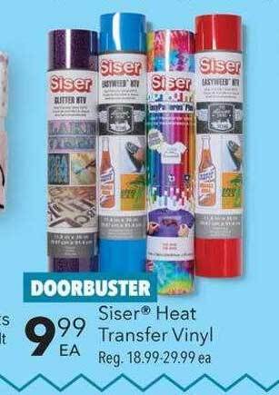 JOANN Siser heat transfer vinyl offer