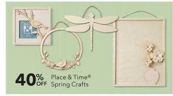 Place & time spring crafts