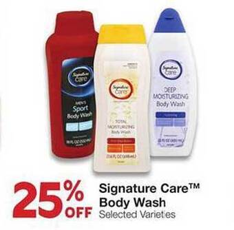 Market Street Signature care body wash offer
