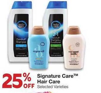 Market Street Signature care hair care offer