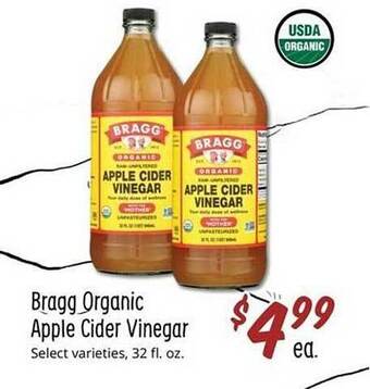 Sprouts Farmers Market Bragg organic apple cider vinegar offer