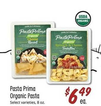 Sprouts Farmers Market Pasta prima organic pasta offer