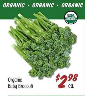 Sprouts Farmers Market Organic baby broccoli offer