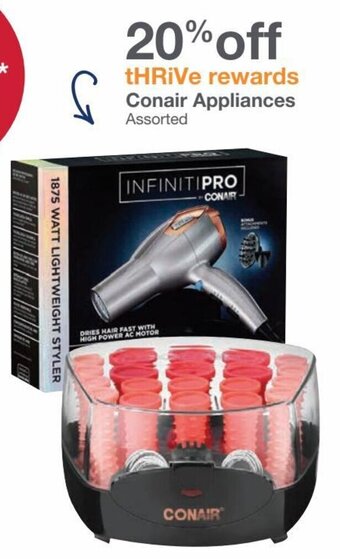 Kinney Drugs Conair Appliances offer