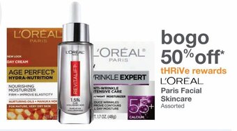 Kinney Drugs L'Oreal Paris Facial Skincare offer