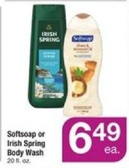 Safeway Softsoap or Irish Spring Body Wash offer