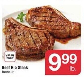 Safeway Beef Rib Steaks offer