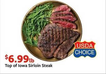 Fareway Top of iowa sirloin steak offer