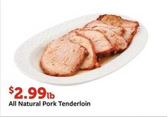 Fareway All natural pork tenderloin offer