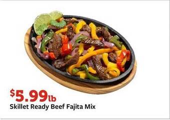 Fareway Skillet ready beef fajita mix offer