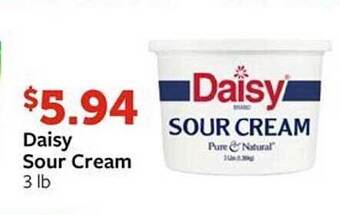 Fareway Daisy sour cream offer