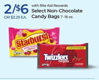 Rite Aid Select non-chocolate candy bags offer