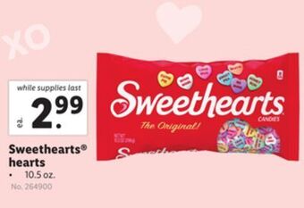 Lidl Sweethearts® hearts offer
