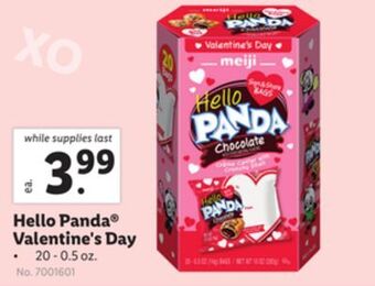 Lidl Hello panda® valentine's day offer