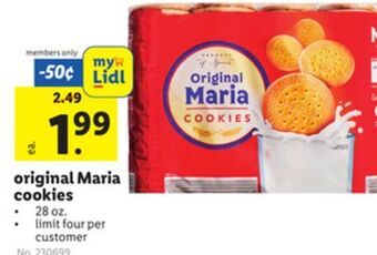 Lidl Original maria cookies offer